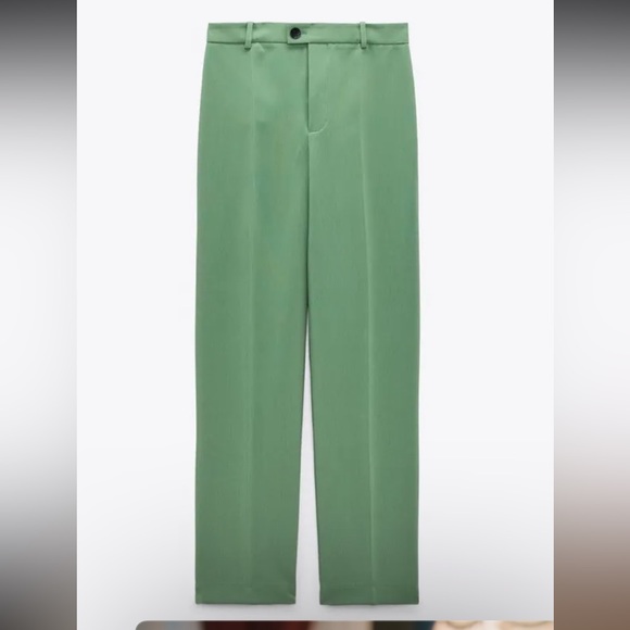 Zara green pants - Picture 8 of 9